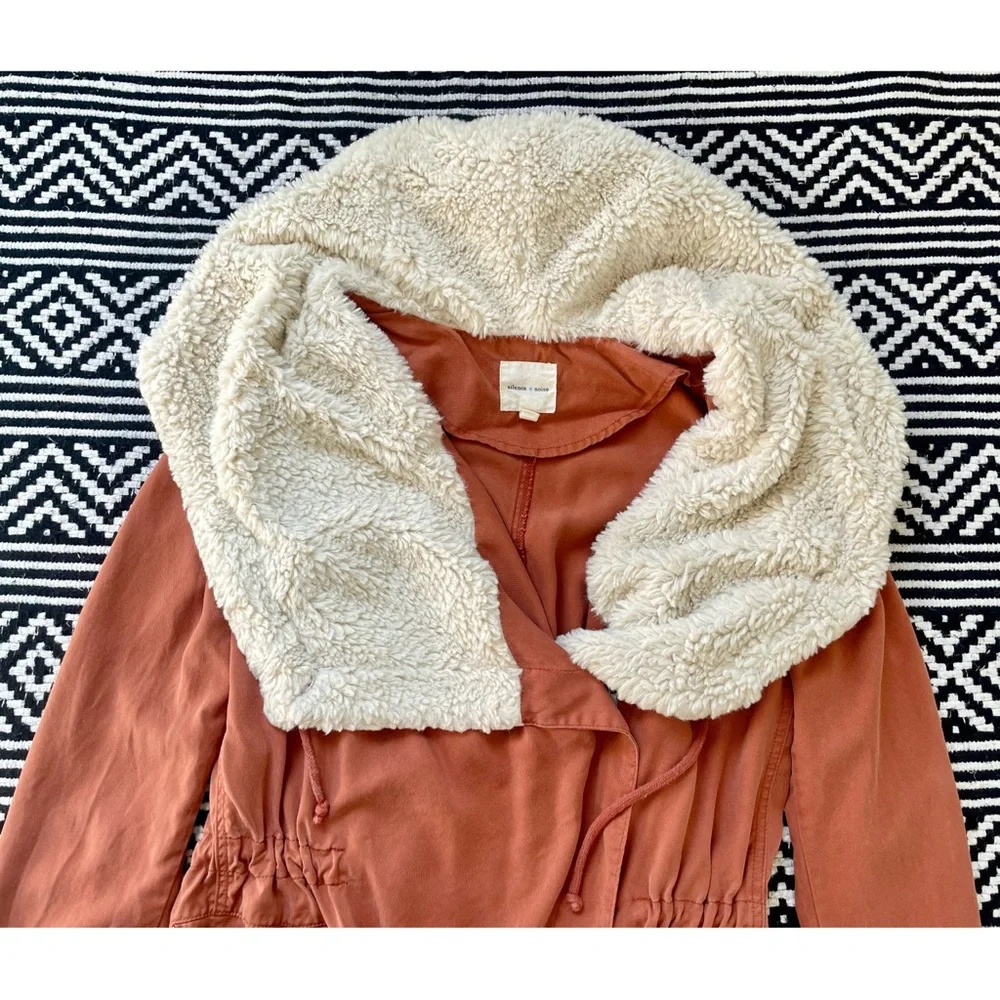 Silence + Noise Jacquie Sherpa Parka Jacket